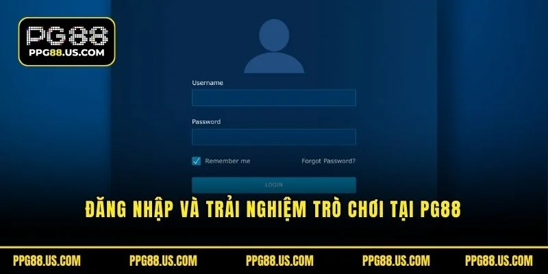 Đăng nhập và trải nghiệm game tại PG88