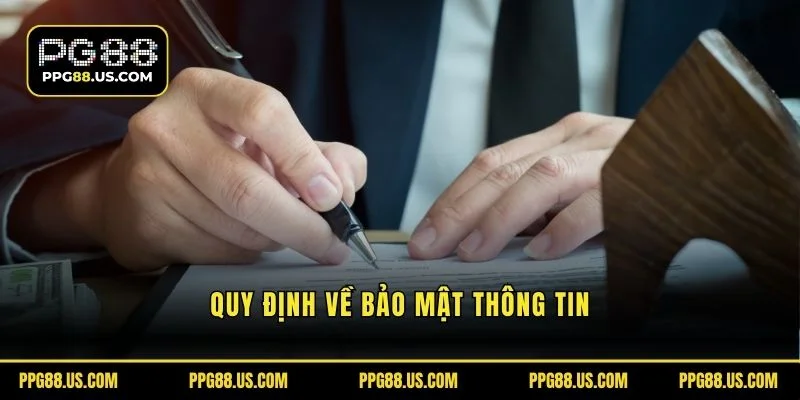 Quy định về bảo mật thông tin